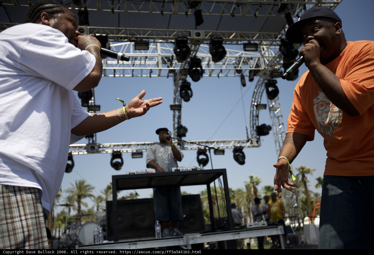 Entertainer Takes Stage at Coachella Music Festival