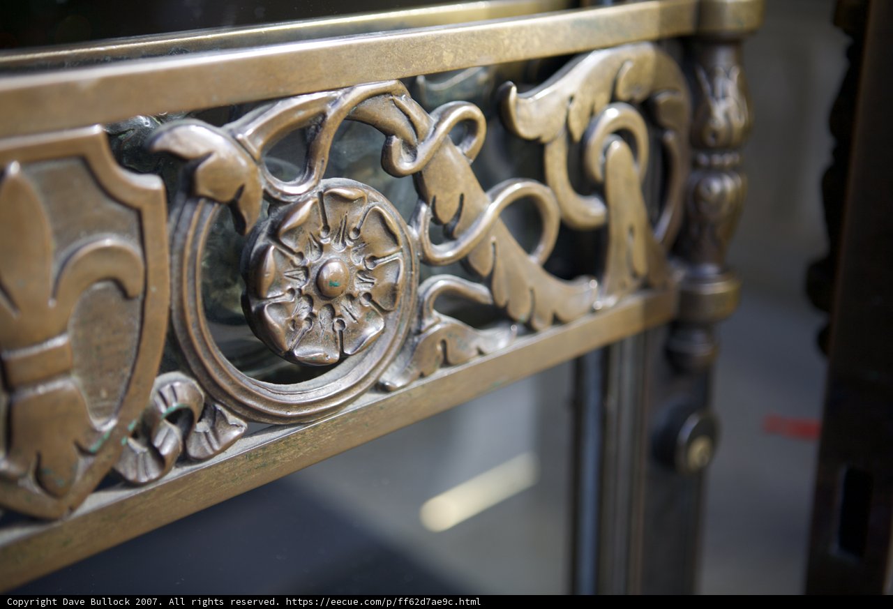 Ornate Bronze Handrail Frame