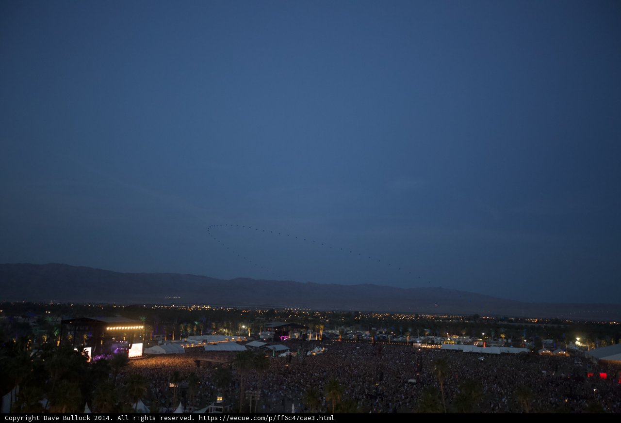 Nightfall at Coachella