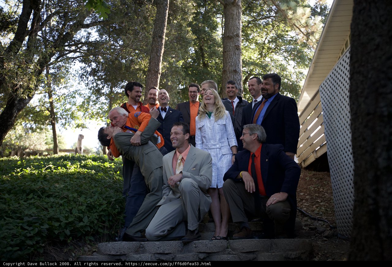 The Truitt Wedding Party Strikes a Pose