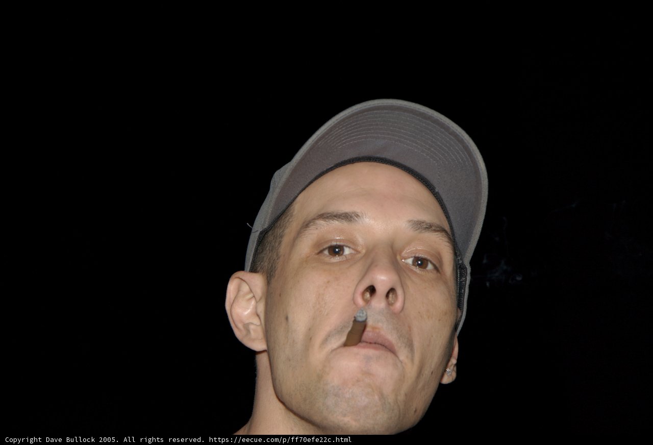 Portrait of a Man with a Cigarette