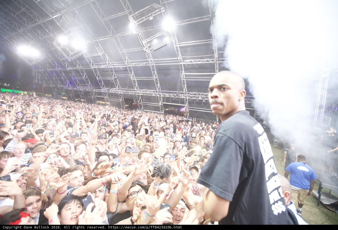 Vince Staples Rocking the Stage at Coachella 2016