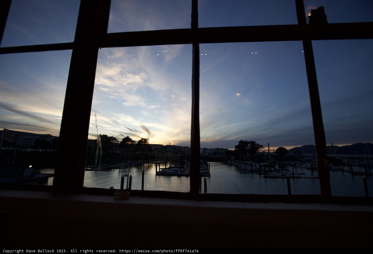 Golden Hour at the Marina: A Moment in Time