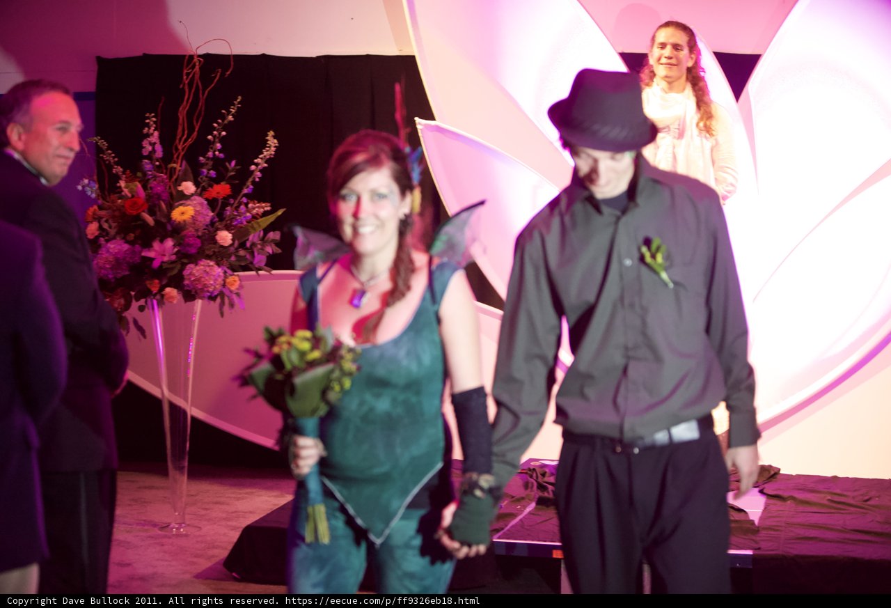 The Bride and Groom Begin Their Journey