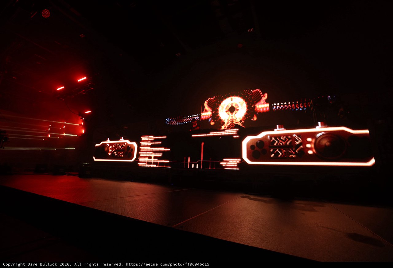 Wobbleland 2026 Stage Ablaze with Neon Light Spectacle