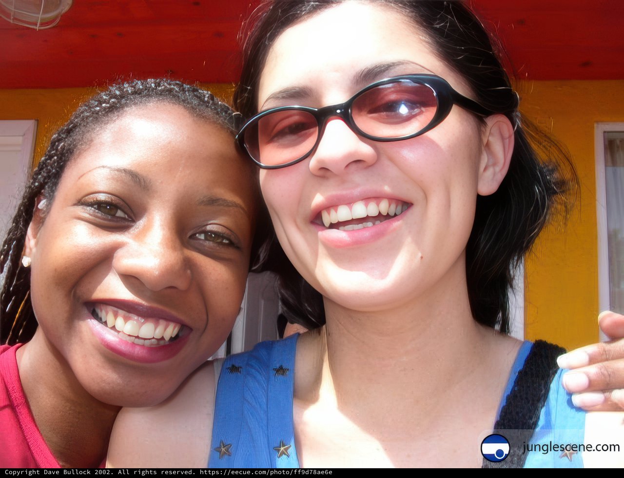 Smiling Women Pose for a Picture in Ensenada