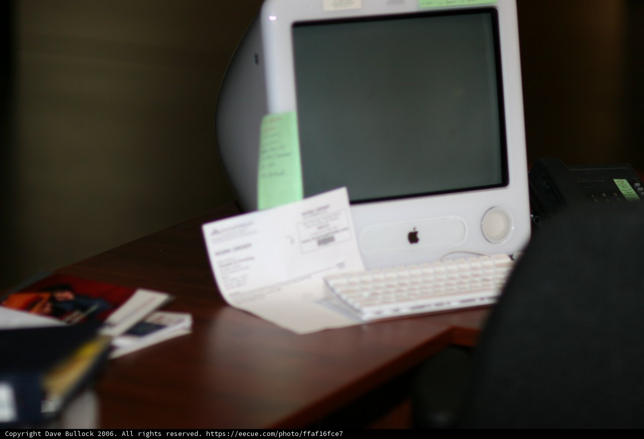 Screen on the Desk