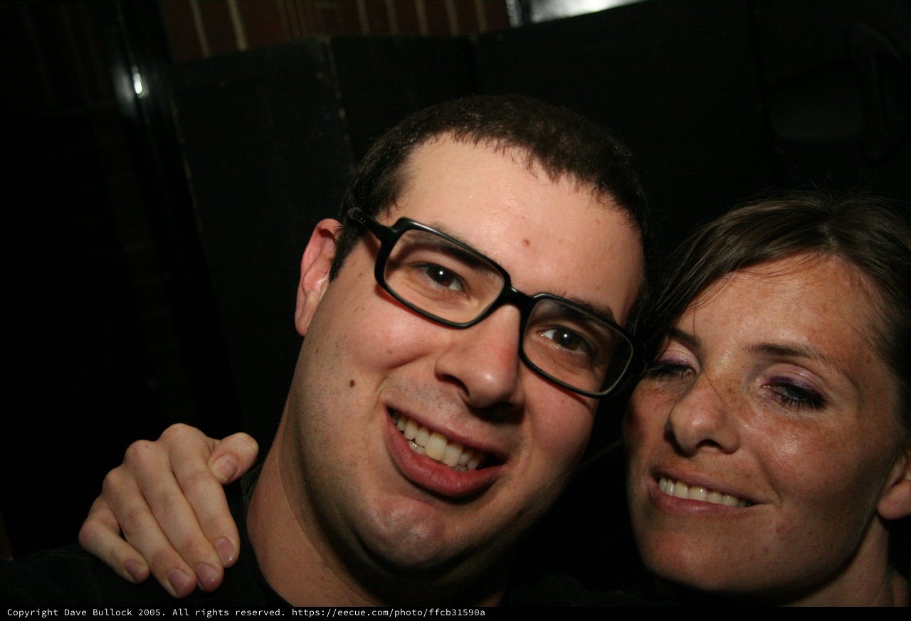 Dave and Penelope Share a Smile at Night Out