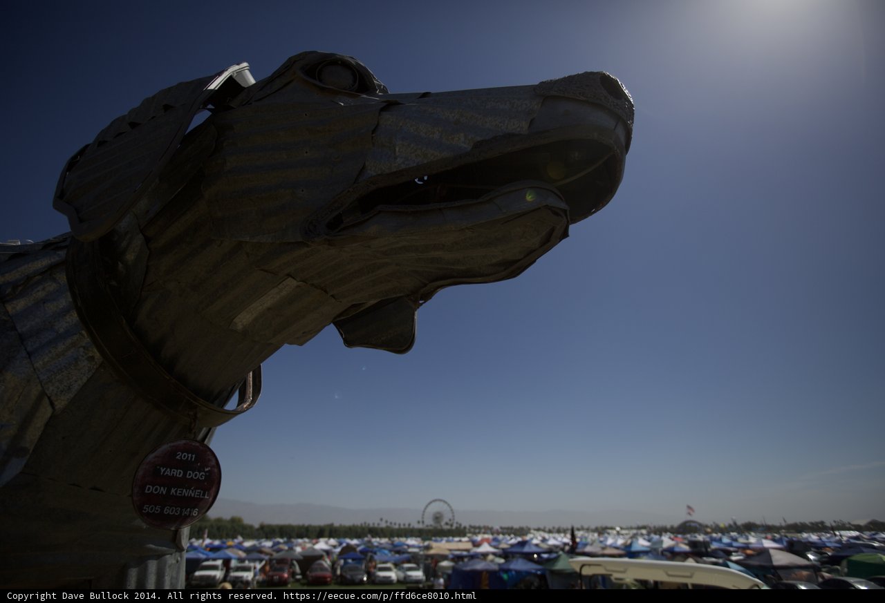 The Majestic T-Rex at Coachella