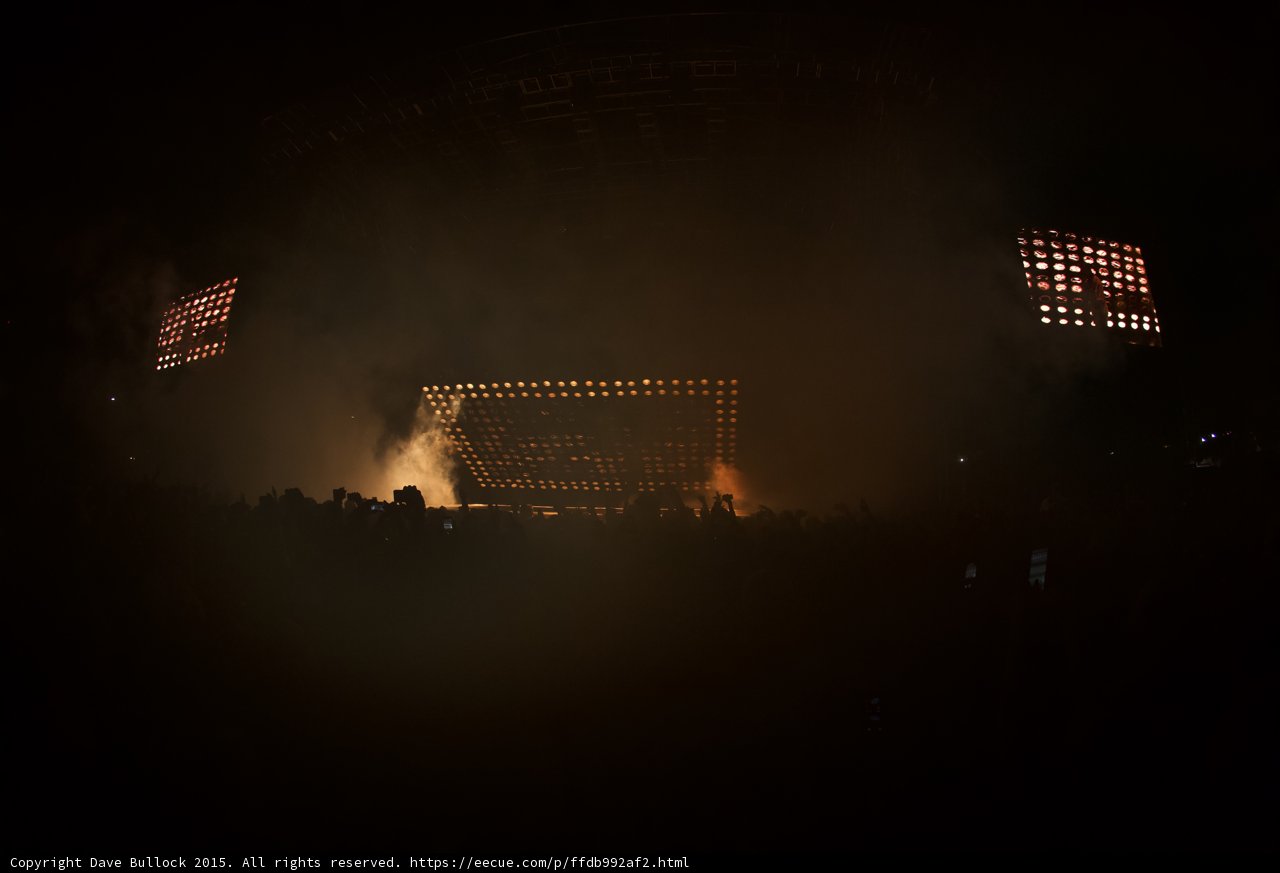 Distant Stage Fog Filled