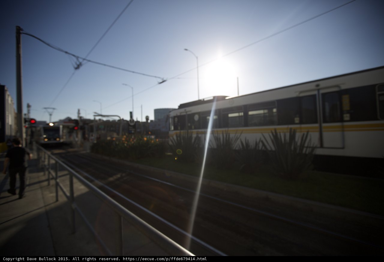 LA Metro Light Rail Station