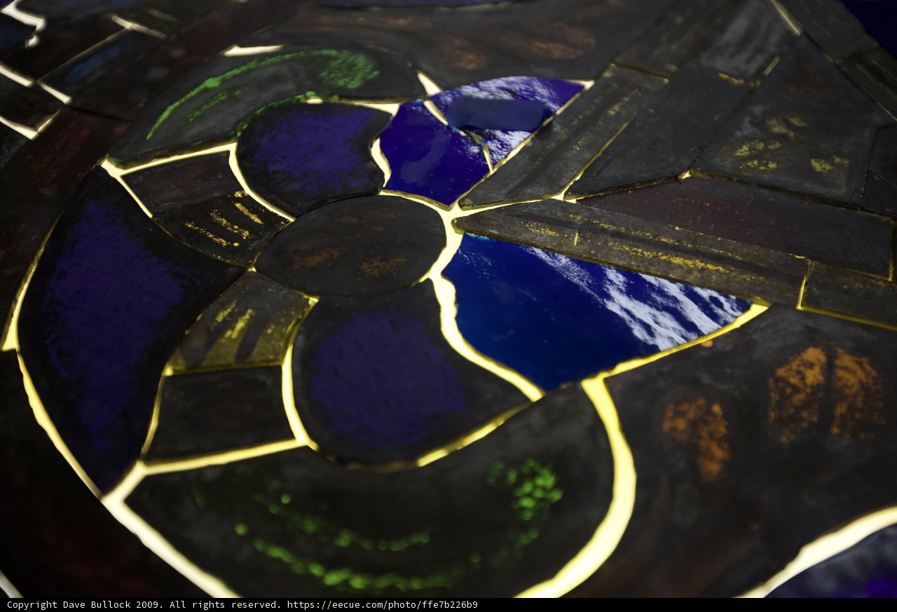 A Symbolic Stained Glass Window