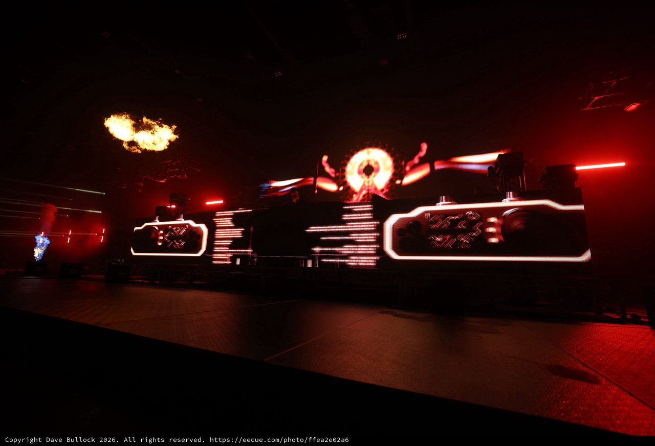 Pyrotechnic Fire and Lasers at Wobbleland 2026
