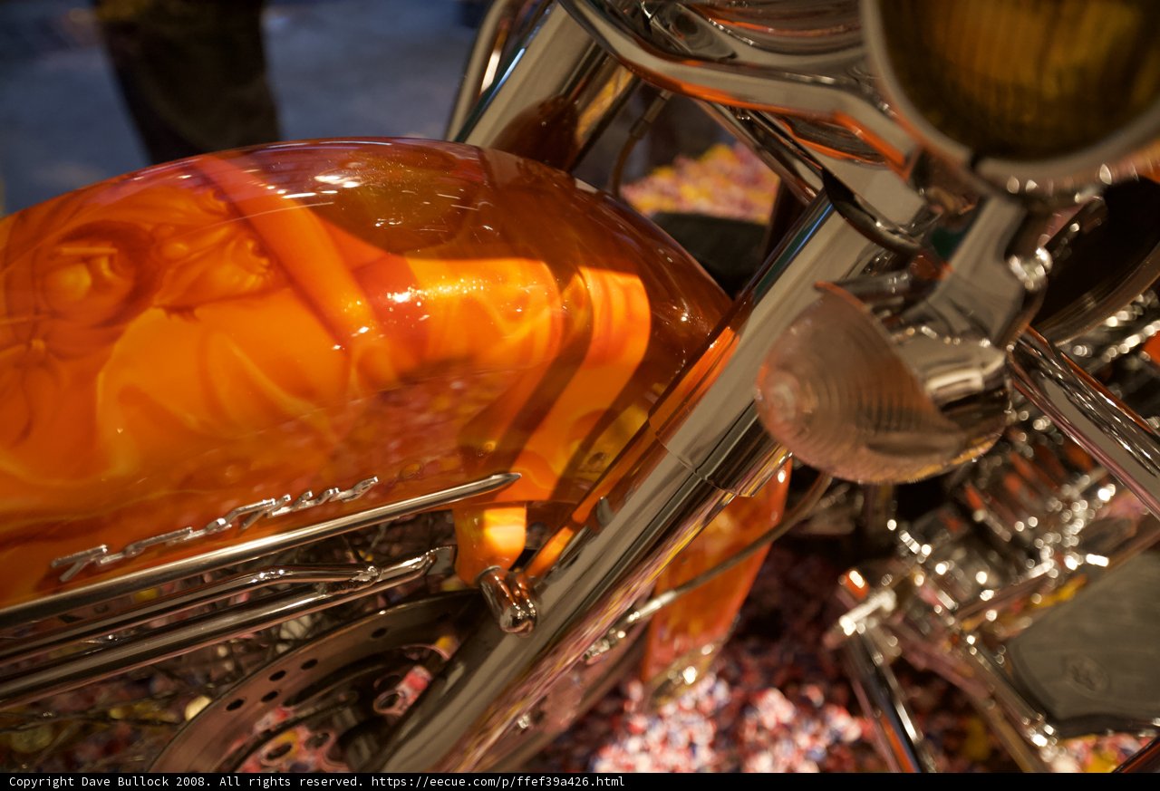Orange Gem on Two Wheels