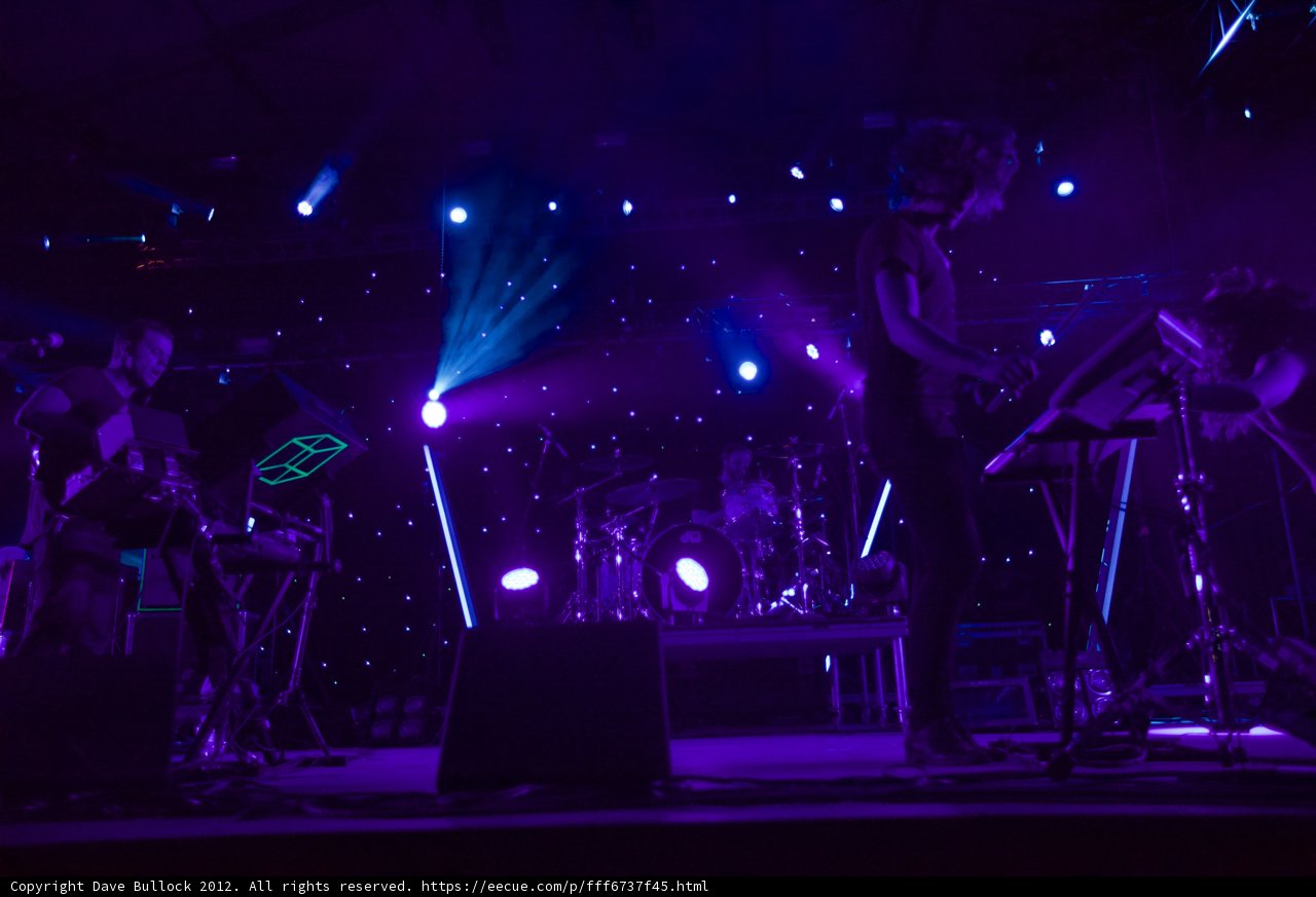 Rocking Under the Purple Spotlight