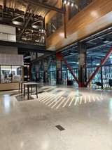 Industrial Modern Architecture: Multi-Level Urban Venue Interior