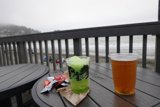 Relaxing with a Beachside Beverage and Snack
