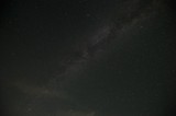 Milky Way Arcs Over Dark Lake Tahoe Sky