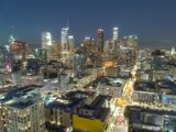 Cityscape Lit Up at Night