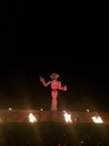 Flaming Performer Lights Up Santa Fe Concert Stage