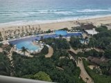 Aerial View of the Summer Haven Resort's Beach and Pool