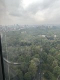 Cloudy City View from Above