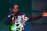 MC Q rocks the crowd with his solo performance
