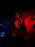 Skeleton Performer Rocks the Stage at Urban Putt