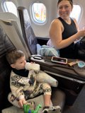 Journey Beginnings: Lori and Wesley's Exciting Flight