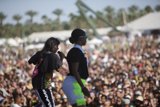 Women in Black and White Clothing Perform at Coachella