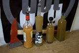Trio of Habenero Rum Bottles