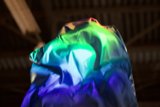 Rainbow Silk Cloth in the Air