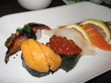 A Delicious Spread of Sushi and Seafood