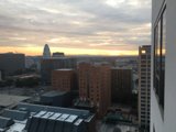 The Urban Skyline at Sunset