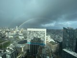 Rainbow over the San Francisco Skyline
