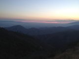 Majestic Mountain Range at Sunset