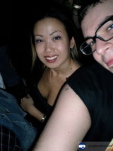 Urban Couple's Selfie at Night Club