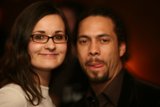 Roni Size and Companion Sporting Stylish Eyewear