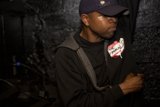 Steve J's Black Hoodie and Baseball Cap