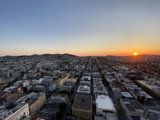 Golden Hour Over the Urban Horizon
