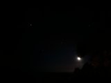Moon and Stars in Jenner, California