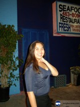 City Lady at Seafood Restaurant