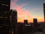 Dusk Over City