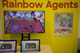 Rainbow Agents Educational Game Display at Interactive Learning Center