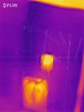 Thermal Image of Person Drinking Hot Beverage