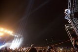 Rocking the Stage with a Vibrant Crowd
