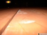 Skating on the Plywood Ramp