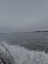 Choppy Waters from Moving Boat