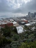 Panoramic San Francisco Skyline View from Hilltop