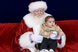 Baby's First Santa Visit